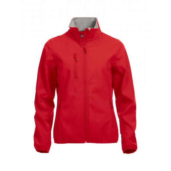 Clique Basic Softshell Jacket Ladies rood m