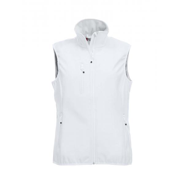 Clique Basic Softshell Vest Ladies wit m