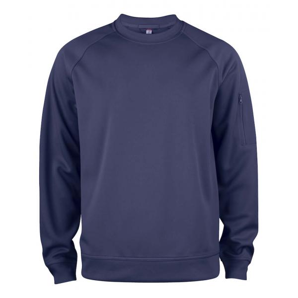 Clique Basic Active Roundneck dark navy m