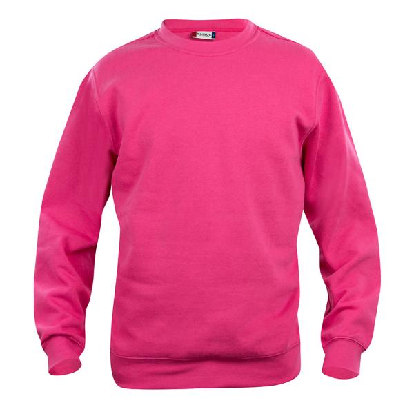Clique Basic Roundneck Junior helder kersen 130/140
