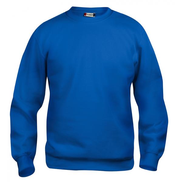Clique Basic Roundneck Junior kobalt 130/140