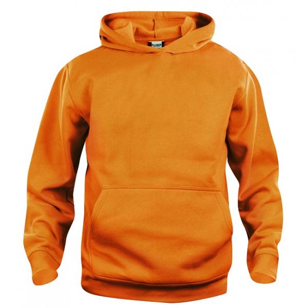 Clique Basic Hoody Junior signaaloranje 130/140