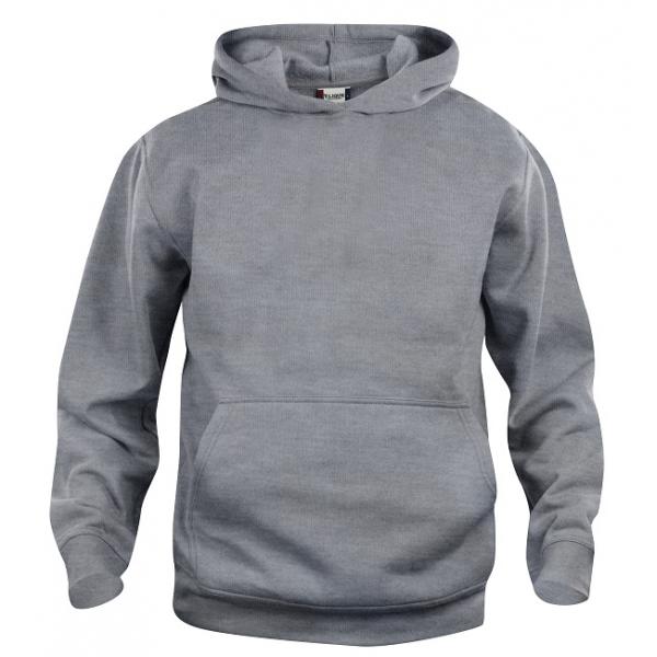 Clique Basic Hoody Junior grijsmelange 130/140