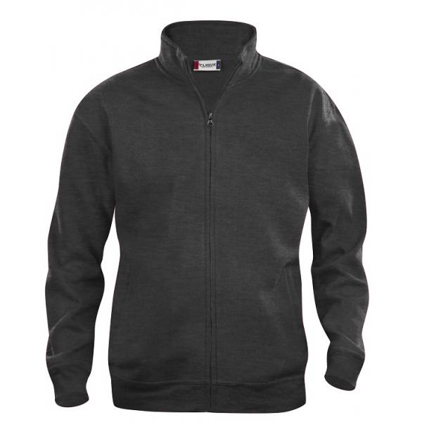 Clique Basic Cardigan Junior antraciet melange 130/140