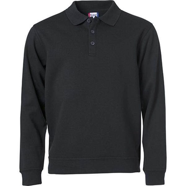 Clique Basic Polo Sweater zwart m