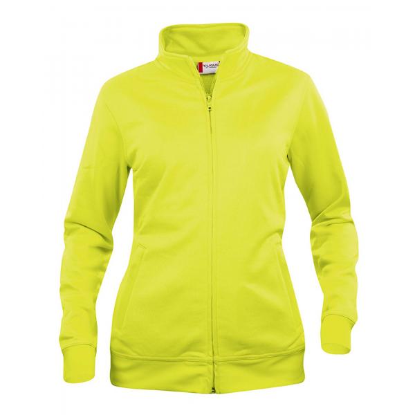 Clique Basic Cardigan Ladies signaalgeel m Clique Basic Cardigan Ladies signaalgeel m