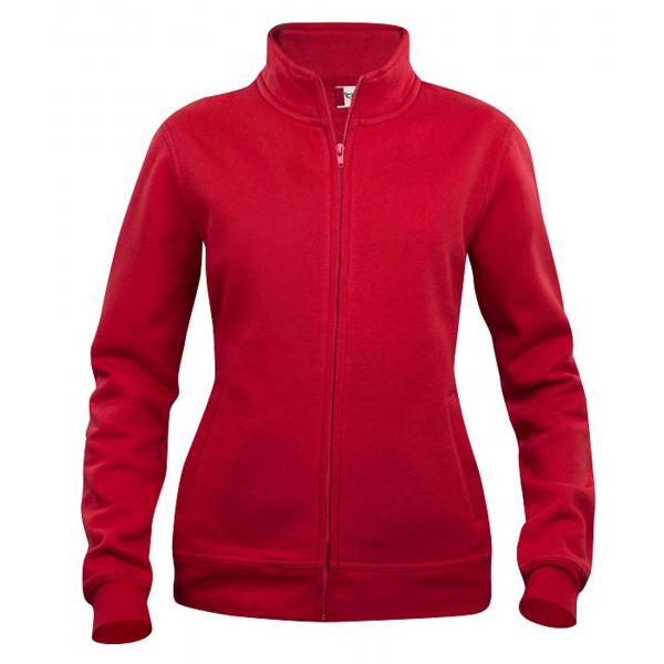 Clique Basic Cardigan Ladies rood m