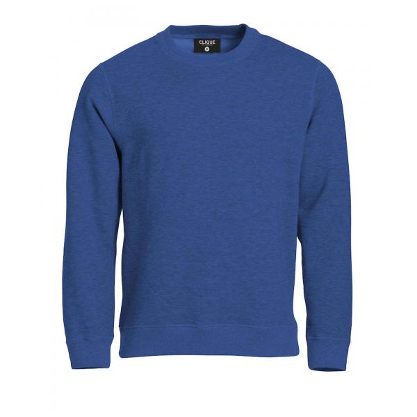 Clique Classic Roundneck blauwmelange m