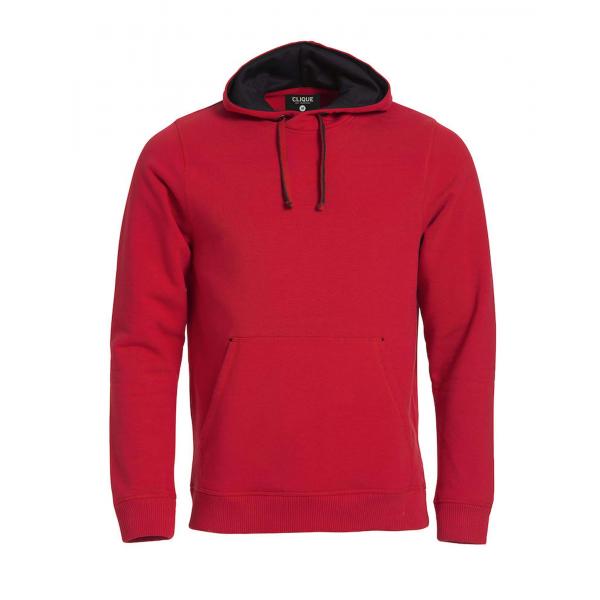 Clique Classic Hoody rood m