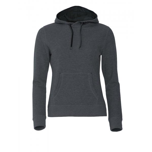 Clique Classic Hoody Ladies antraciet melange m