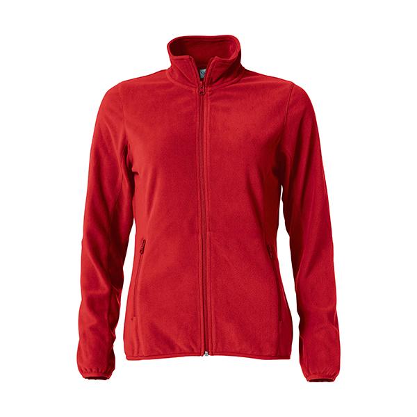 Clique Basic Micro Fleece Jacket Ladies rood m