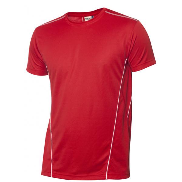 Clique Ice Sport-T rood/wit m