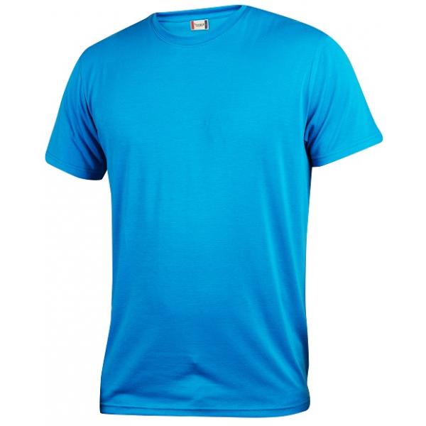 Clique Neon-T neon blauw m