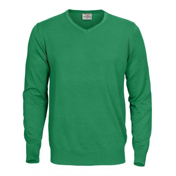 PRINTER FOREHAND KNITTED PULLOVER FRESH GREEN M