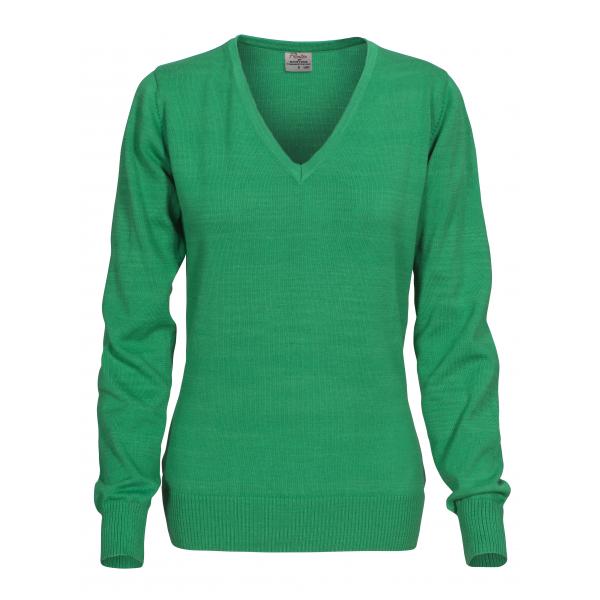 PRINTER FOREHAND LADY KNITTED PULLOVER FR GREEN M