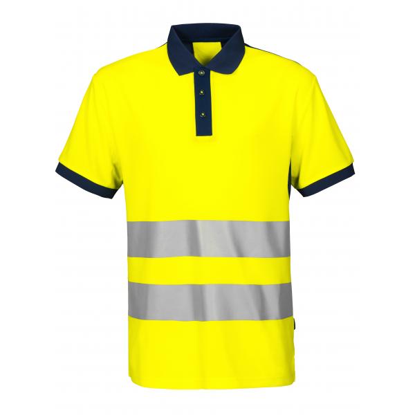PROJOB 6008 PIQUE YELLOW/NAVY M