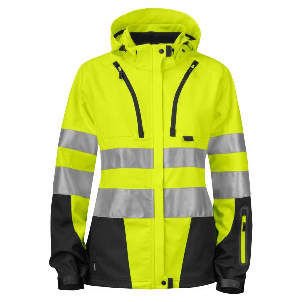 PROJOB 6423 3 LAYER JACKET HV LADY YELLOW/BLACK M