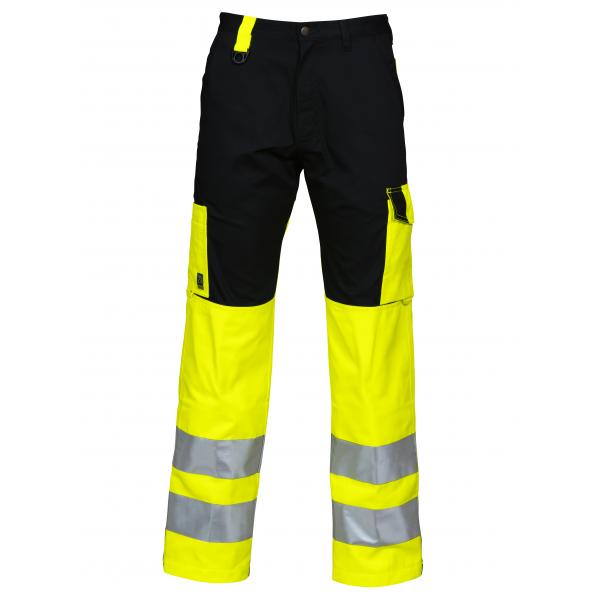 PROJOB 6501 PANTS HV YELLOW/BLACK CL.2 50