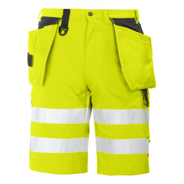 PROJOB 6503 SHORTS HV YELLOW/BLACK CL.2 C50