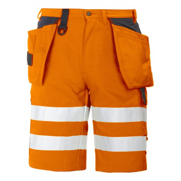 PROJOB 6503 SHORTS HV ORANGE/BLACK CL.2 C50