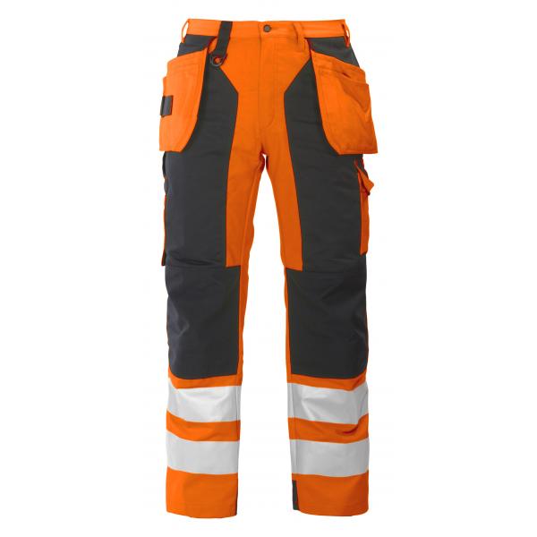 PROJOB 6506 PANTS HV ORANGE/BLACK C50