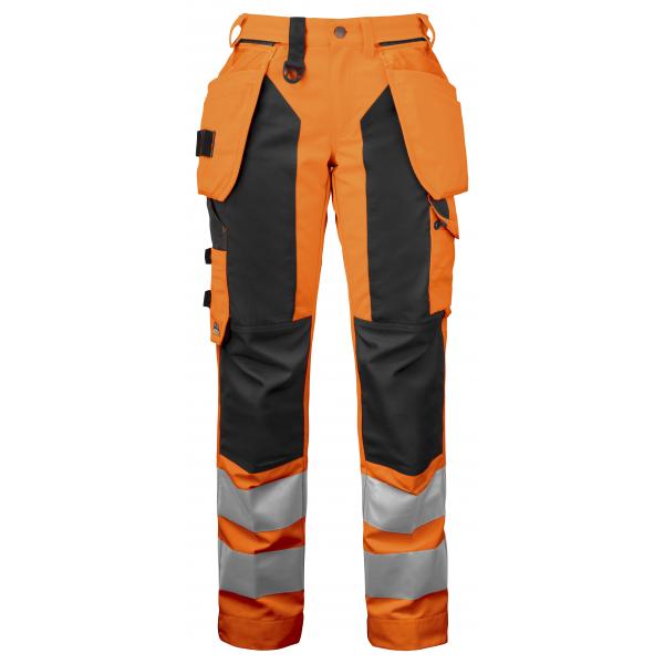 PROJOB 6519 PANTS HV LADY ORANGE/BLACK 38