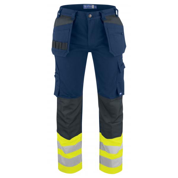 PROJOB 6530 WAISTPANT YELLOW/NAVY C50