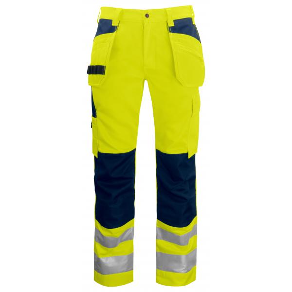 PROJOB 6531 WAISTPANT YELLOW/NAVY C50
