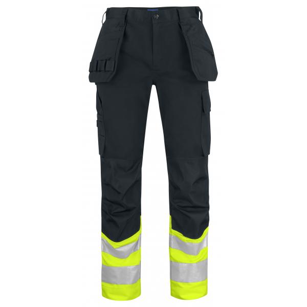 PROJOB 6534 PANTS HV CL 1 YELLOW/BLACK C50