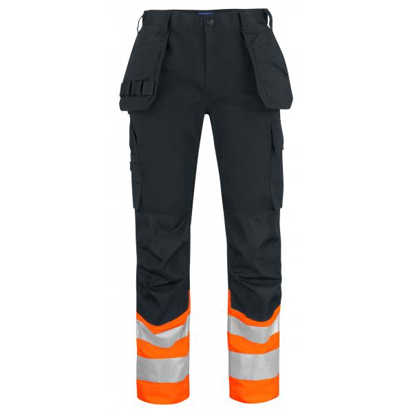 PROJOB 6534 PANTS HV CL 1 ORANGE/BLACK C50