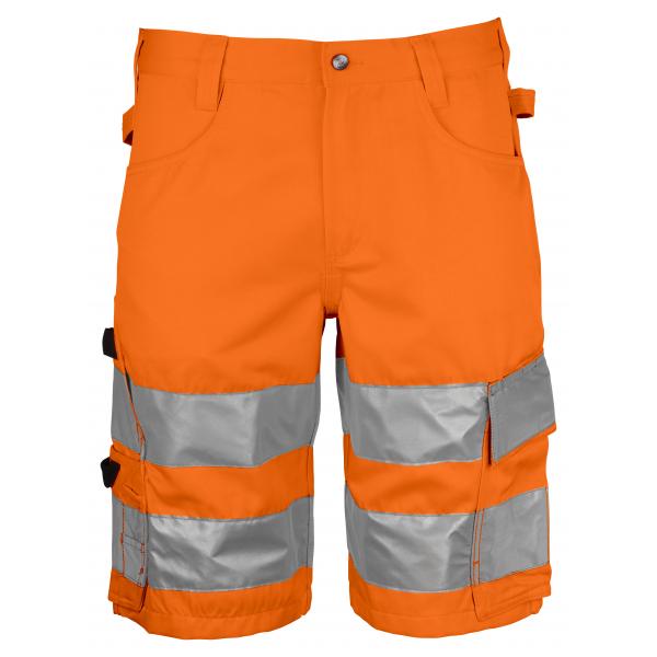 PROJOB 6536 SHORTS HV CL1 ORANGE/BLACK C50