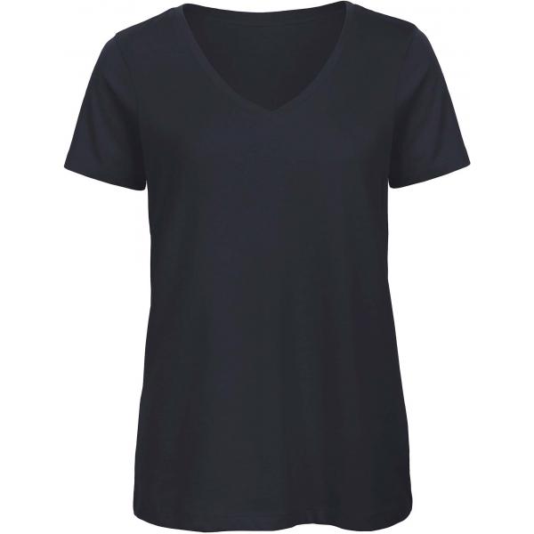 Organic Cotton V-neck T-shirt / Woman