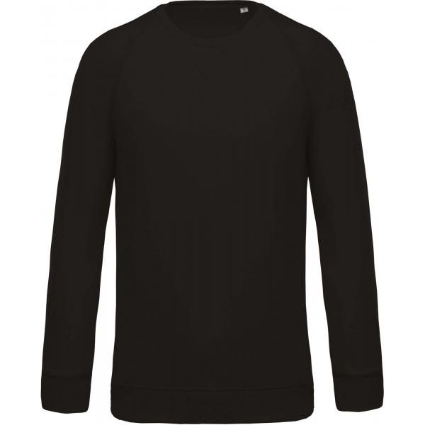 Herensweater BIO ronde hals raglanmouwen K480C_53733_53726