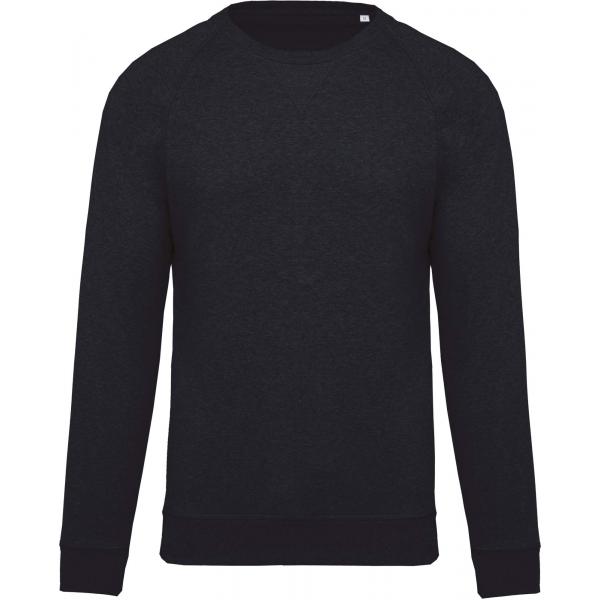 Herensweater BIO ronde hals raglanmouwen K480A_53734_53725