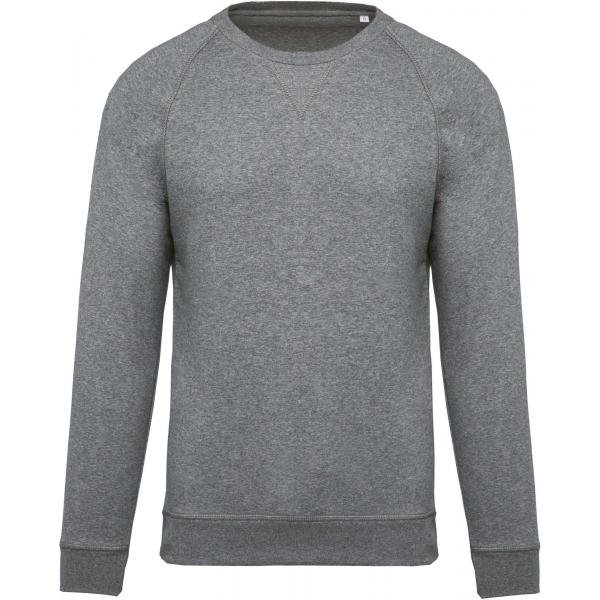 Herensweater BIO ronde hals raglanmouwen K480A_53735_53725