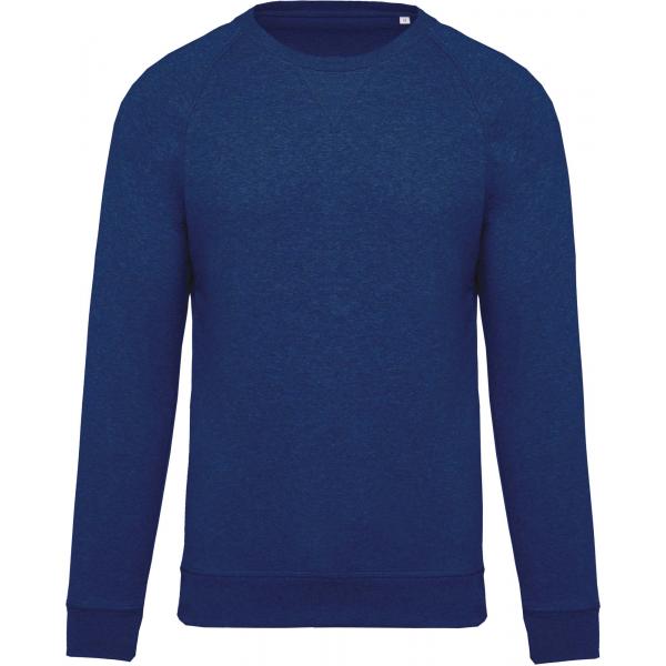 Herensweater BIO ronde hals raglanmouwen K480A_53738_53725