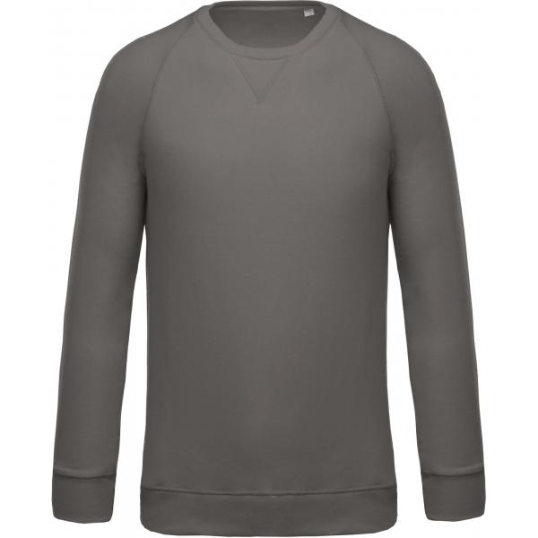 Herensweater BIO ronde hals raglanmouwen K480C_53740_53726