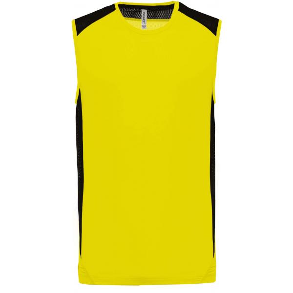 Tweekleurige sporttop