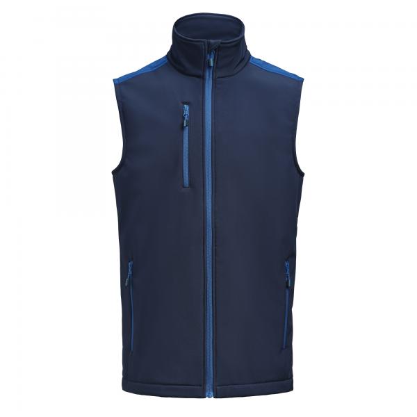 Prime Softshell Bodywarmer Heren marine/kobalt
