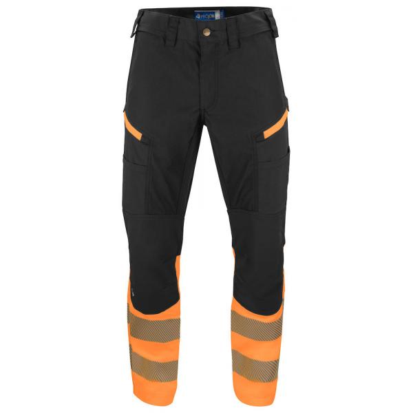 PROJOB 6528 PANTS HV CL 1 ORANGE/BLACK C50