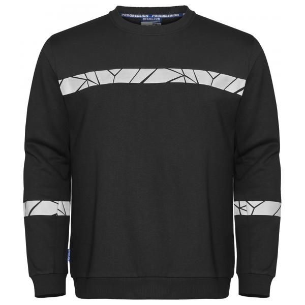 7101 SWEATER RONDE HALS zwart