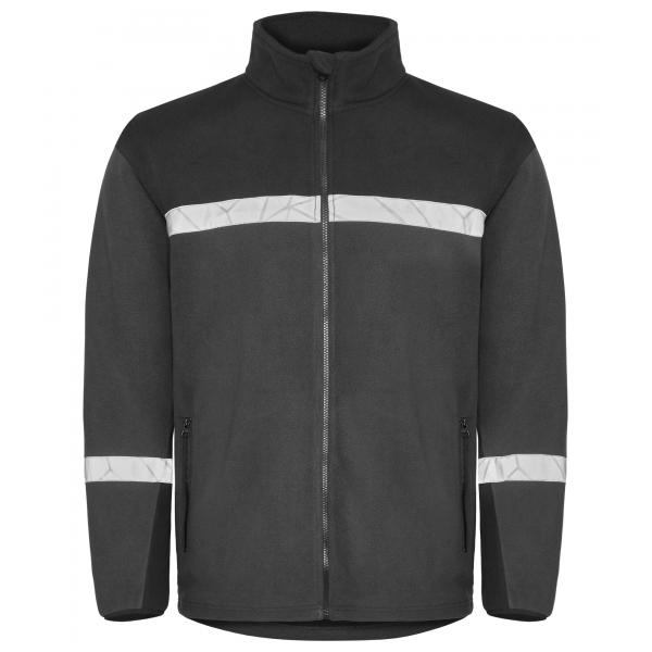 7300 FLEECE grijs/zwart