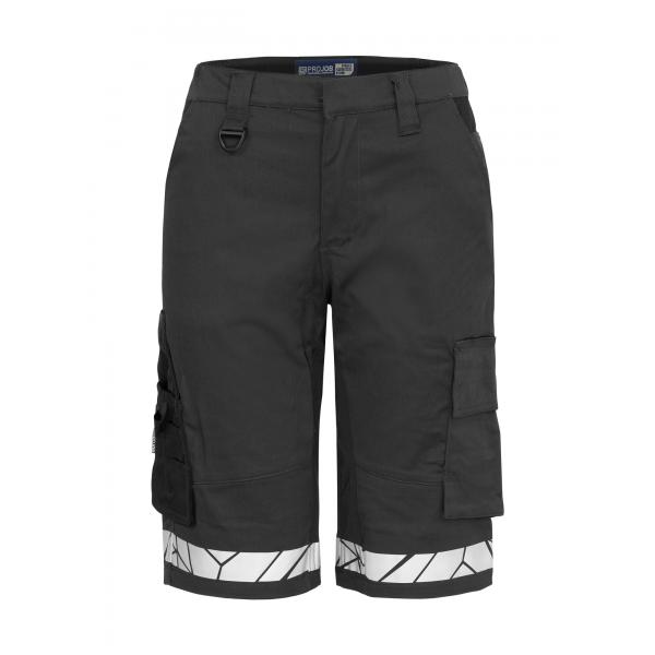 7514 STRETCHSHORT DAMES grijs/zwart