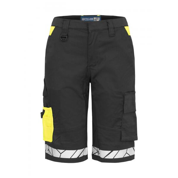 7514 STRETCHSHORT DAMES geel/zwart