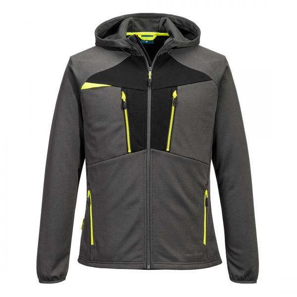 DX417 Technical Fleece mol grijs/geel