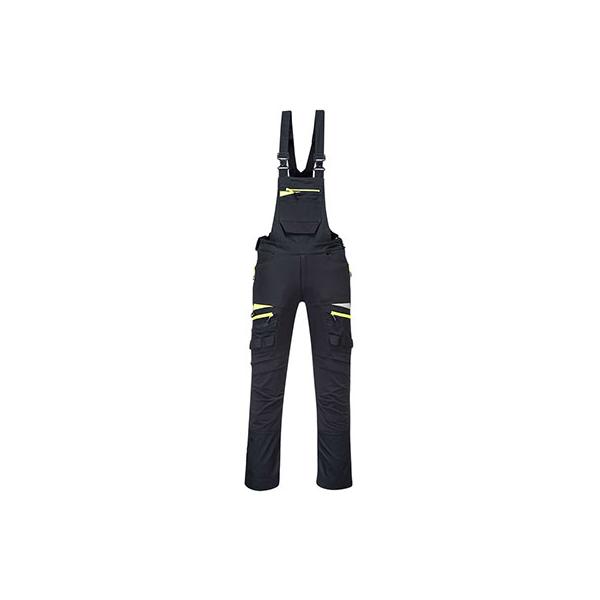 DX441 Work Bib en Brace zwart