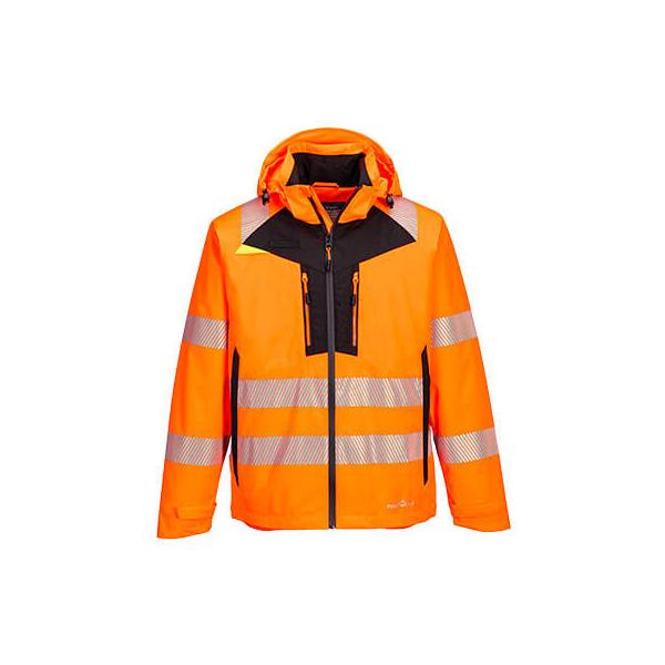 DX462 Hi-Vis Regenjack oranje/zwart