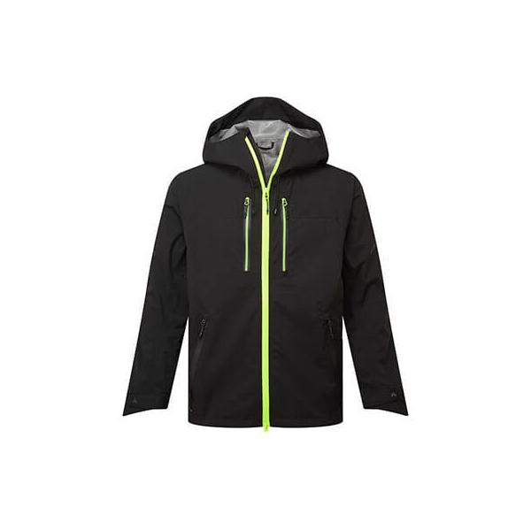 EV460 Shell Regenjas zwart/geel