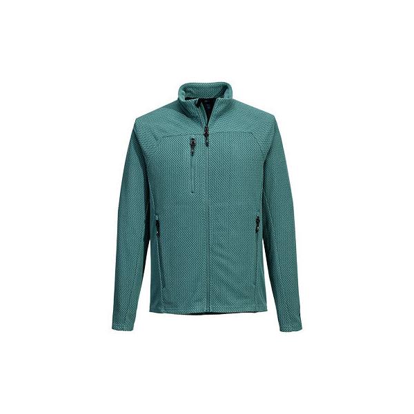 EV480 Textuur Fleece groenblauw