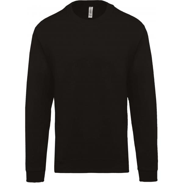 Sweater ronde hals K474 zwart